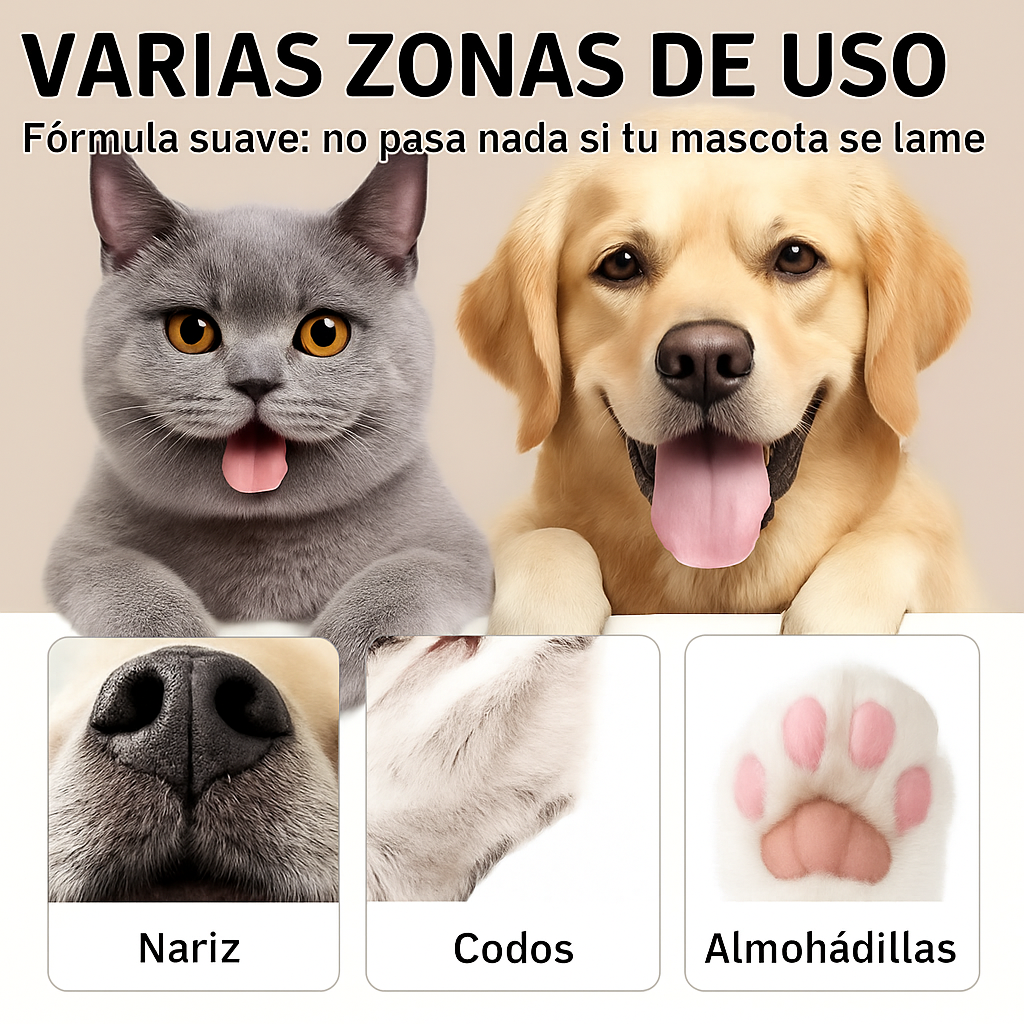 Bálsamo patas - varias zonas de uso