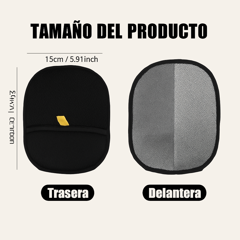 Guantes quitapelos - tamaño del producto