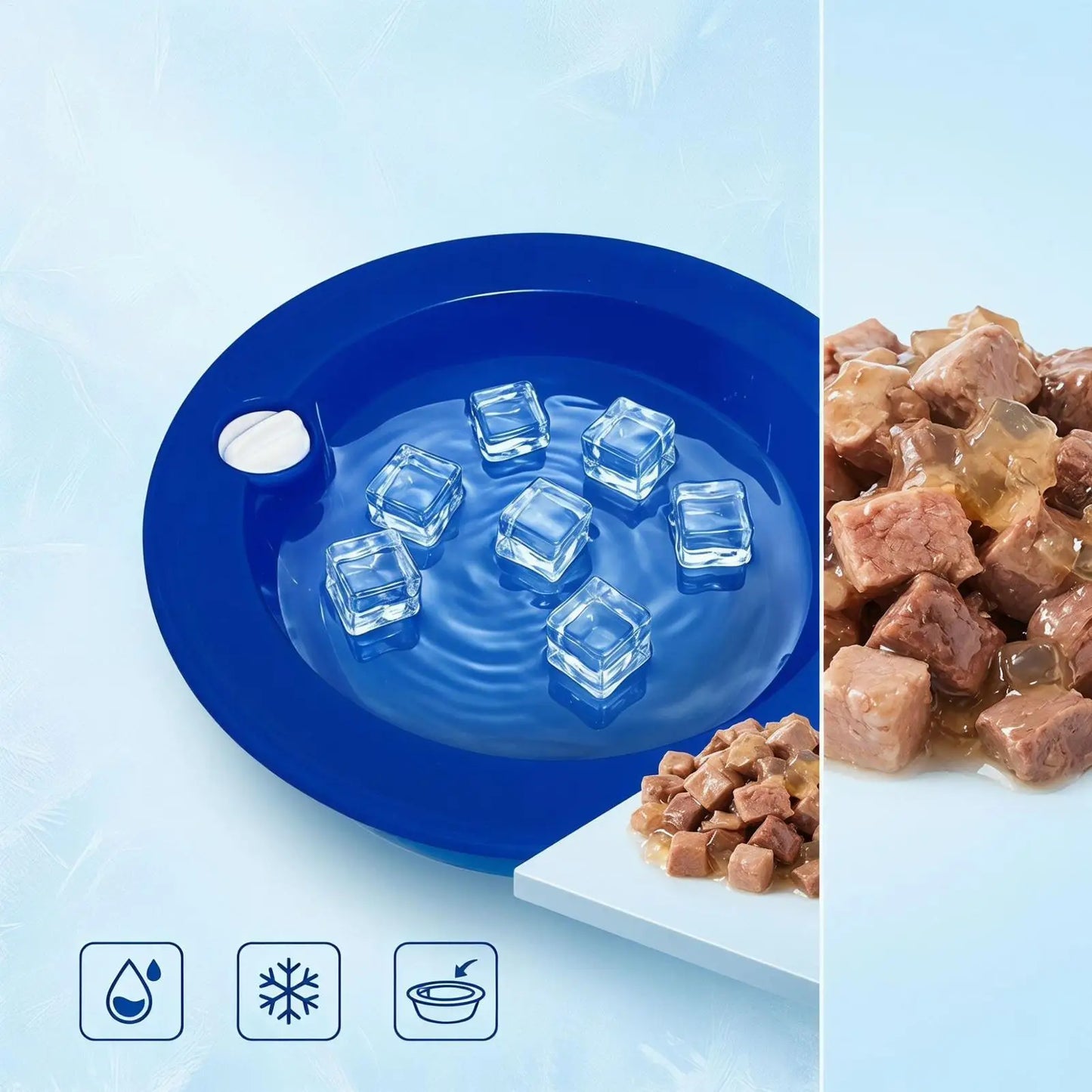 Tazón refrigerante para mascotas